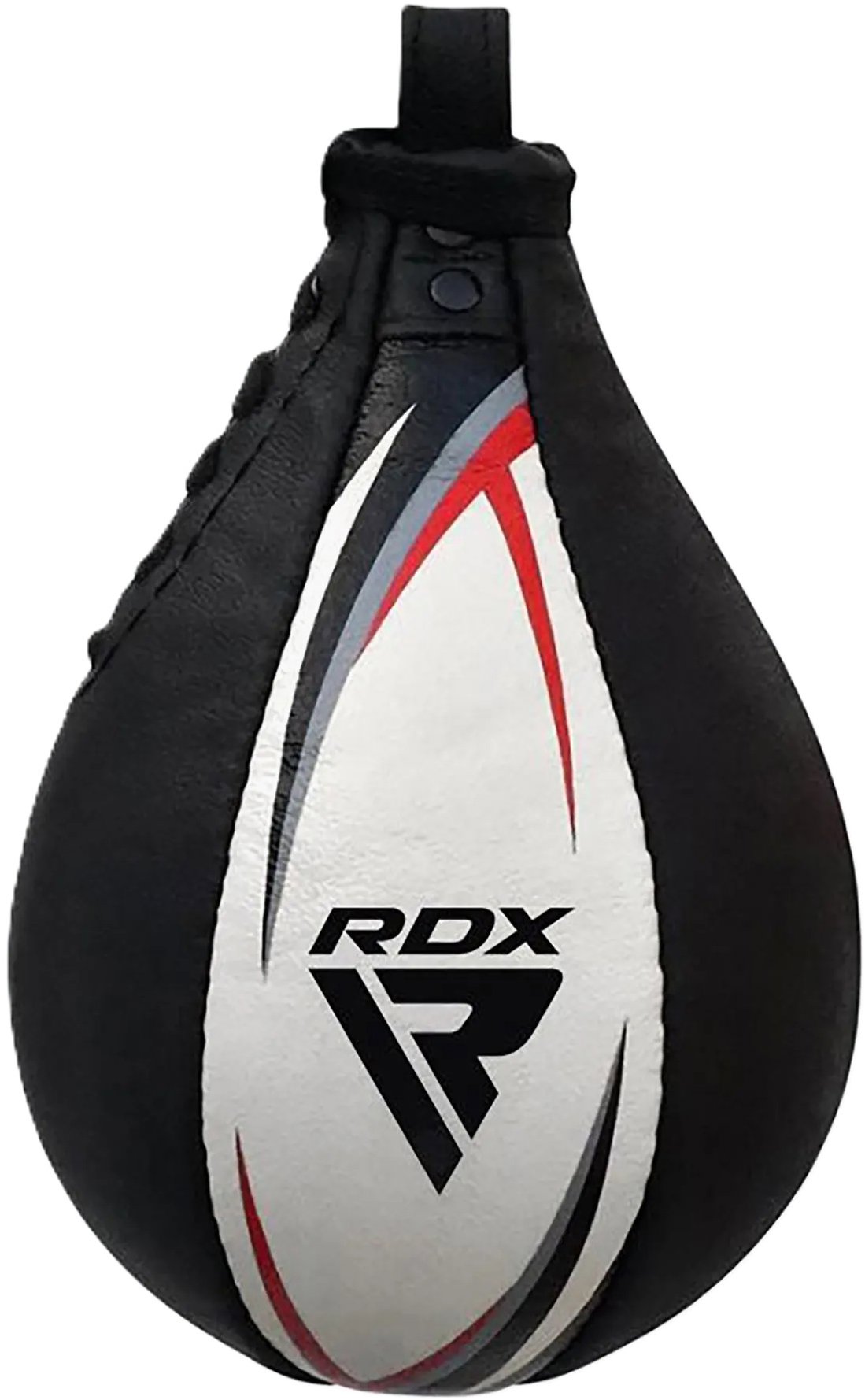 RDX Boxovací hruška S2, kožená, bílo červená