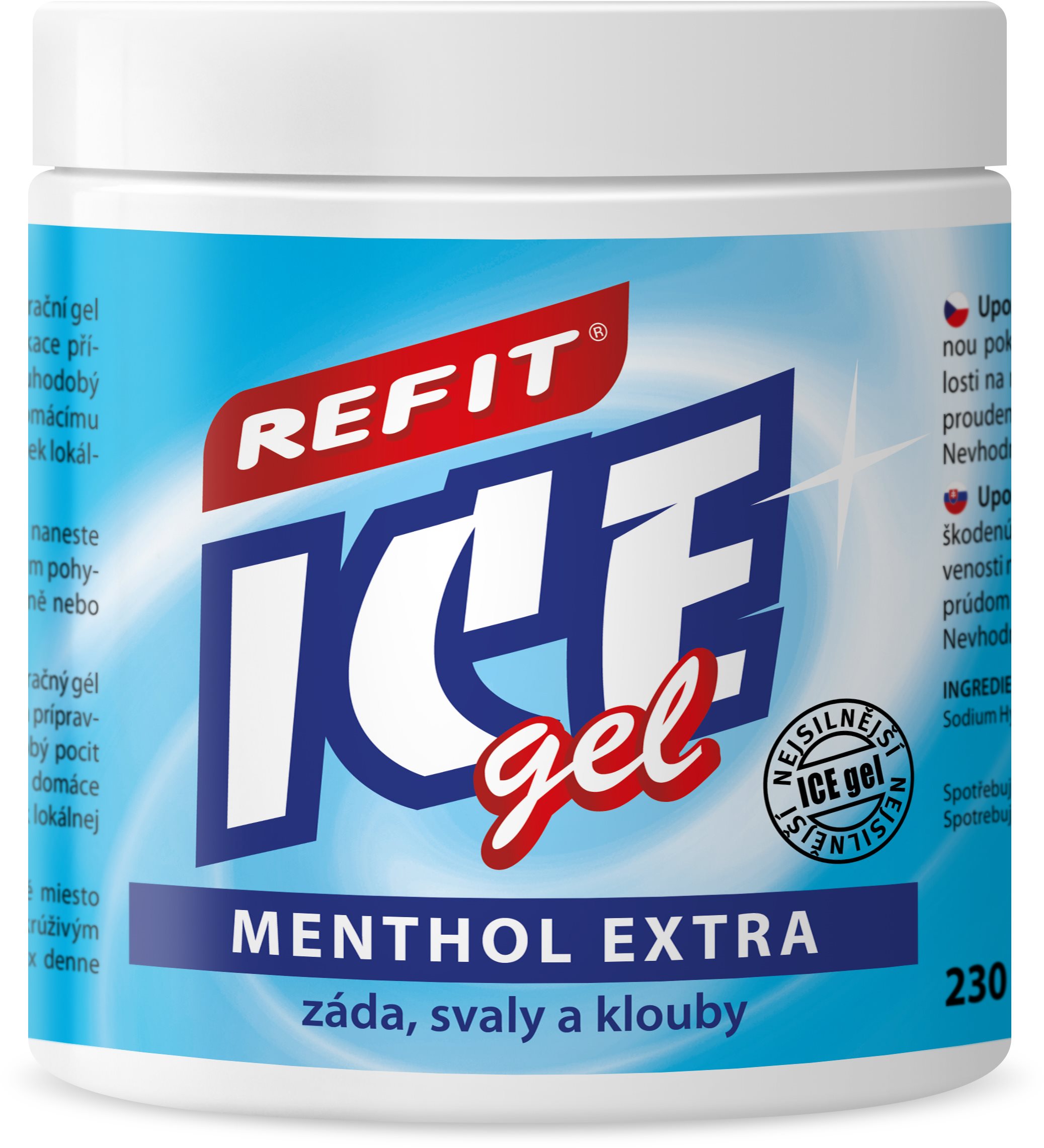 REFIT Ice Gel Menthol Extra 230 ml