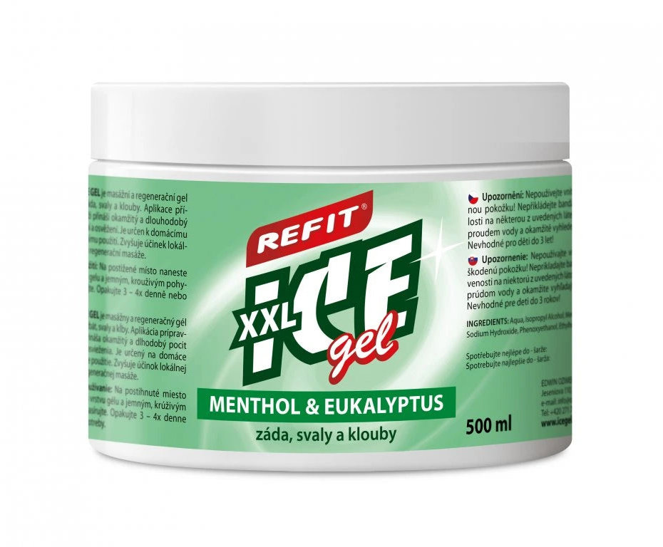 REFIT Ice Gel Menthol & Eukalyptus 500 ml
