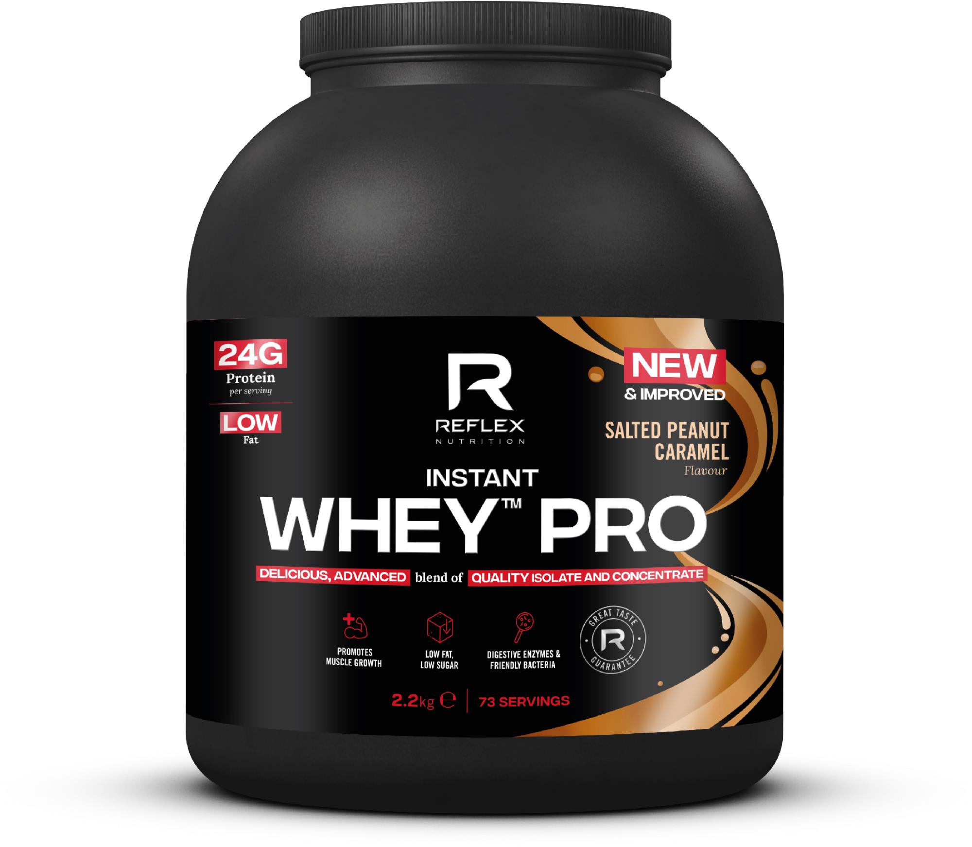 Reflex Instant Whey PRO 2,2 kg, arašídový slaný karamel