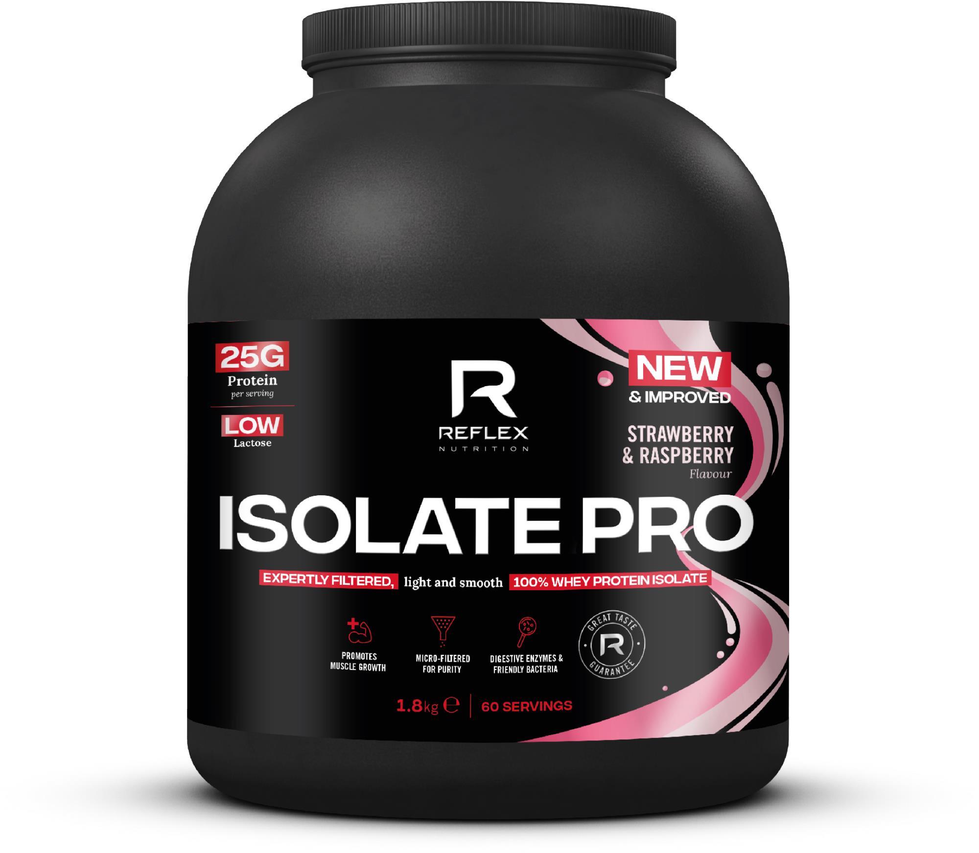 Reflex Isolate PRO 1,8 kg, jahoda malina