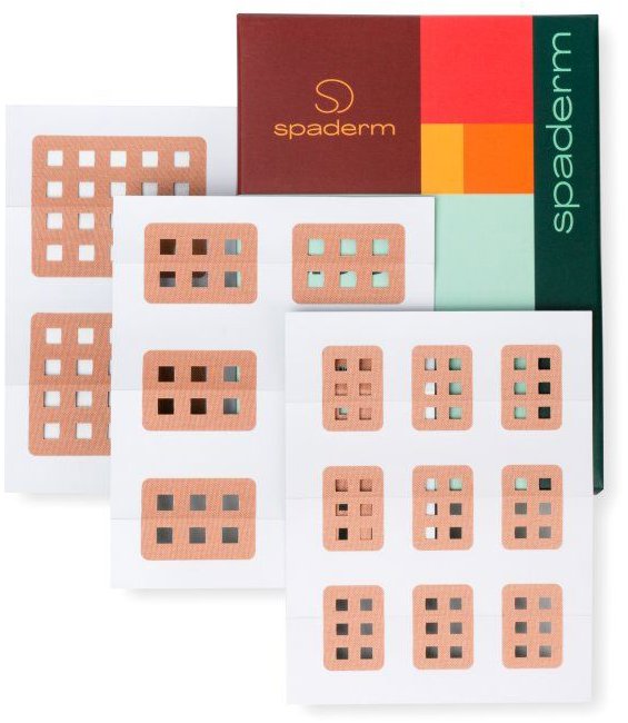 Spaderm Face Cross Tape, Mix - 130 ks