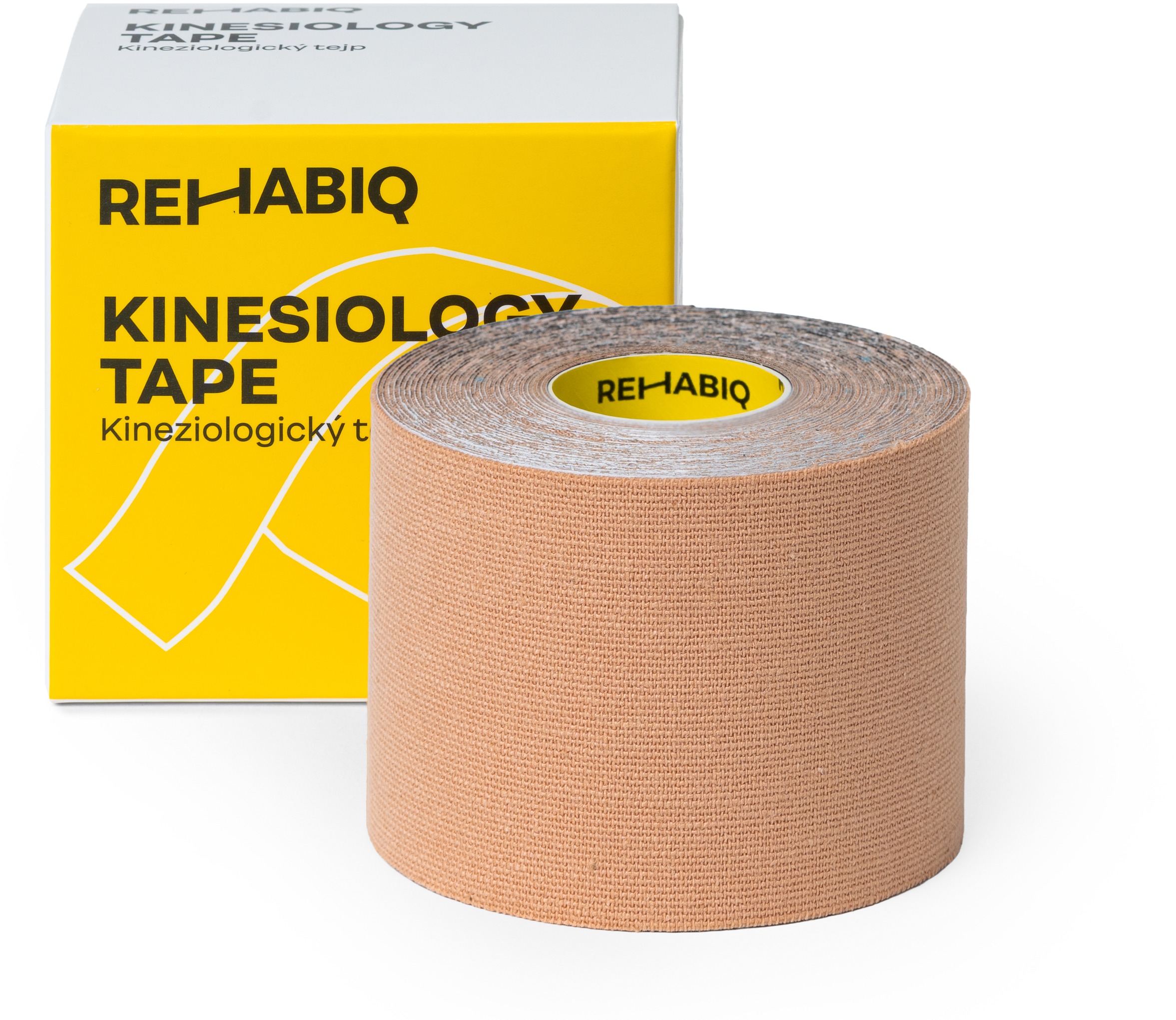 Rehabiq Kinesiology Tape, béžová, 5 cm × 5 m