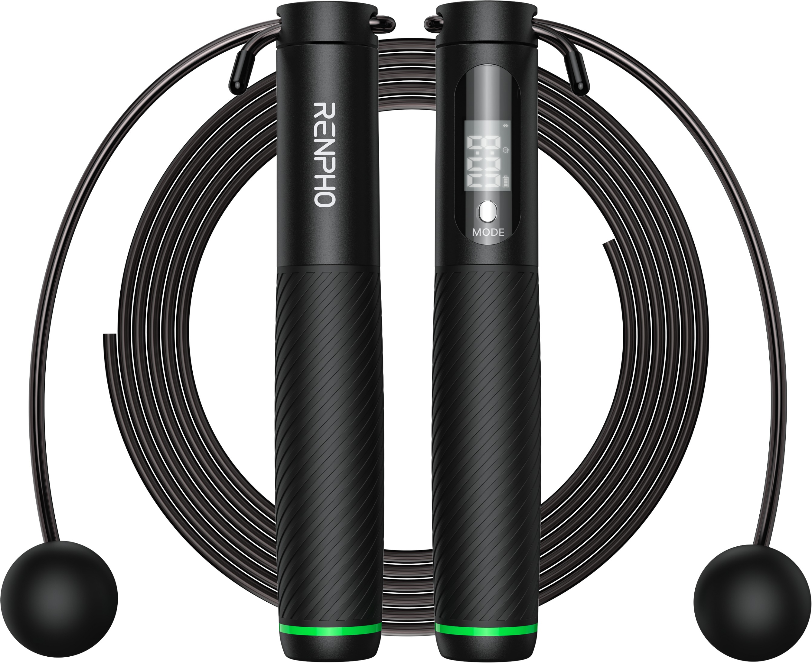 RENPHO Smart Jump Rope Black