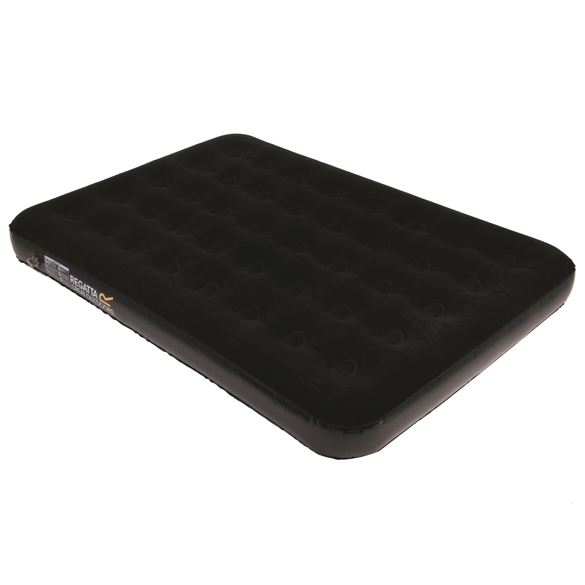 Regatta Flock Airbed Dbl Black