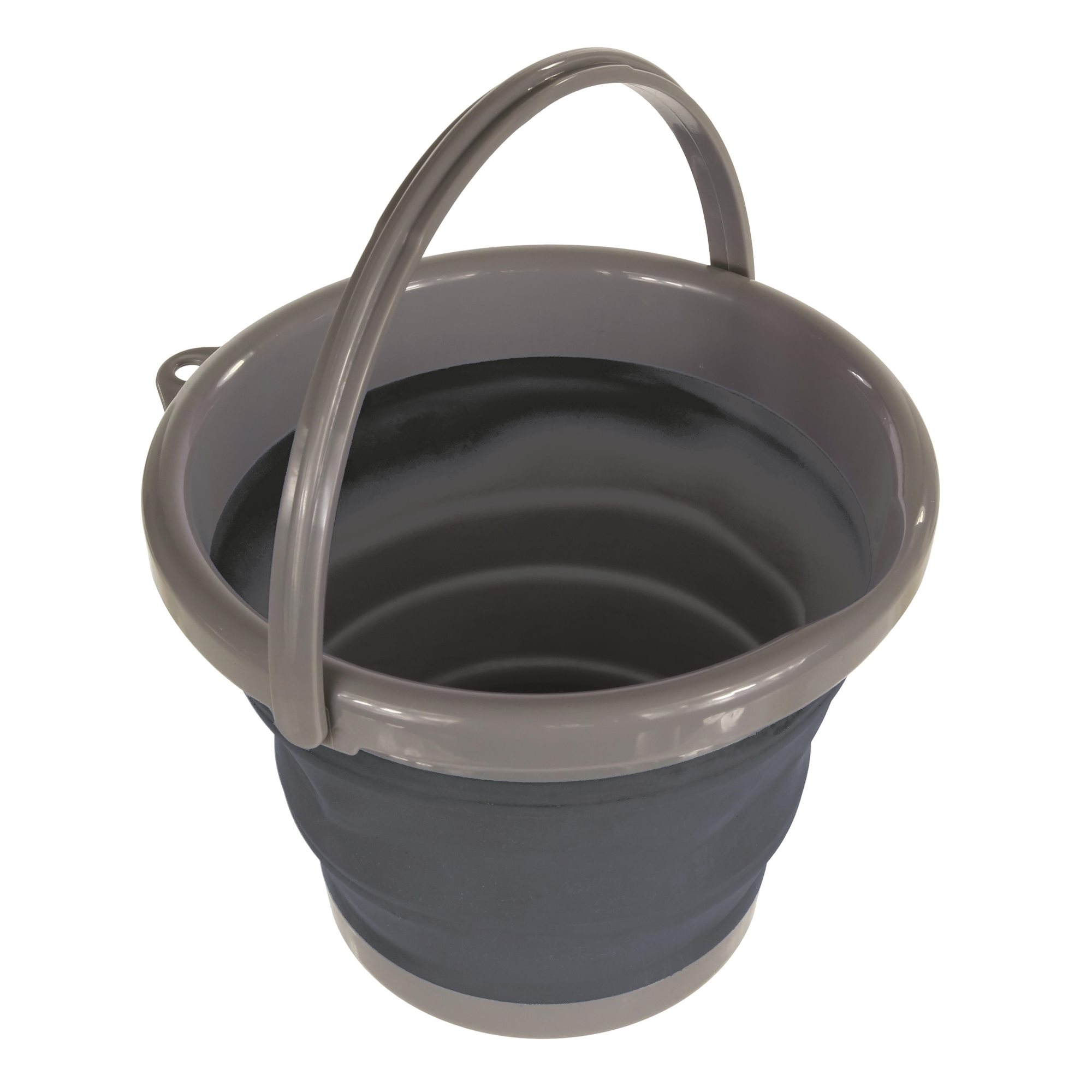REGATTA OUTDOORS FOLDING BUCKET Outdoorový kbelík, tmavě šedá, velikost