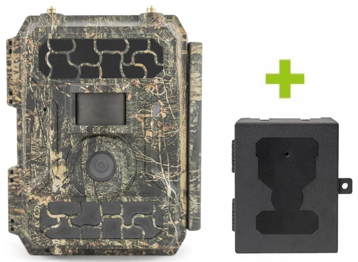 OXE Panther 4G a kovový box + 32GB SD karta, SIM karta a 12 ks baterií