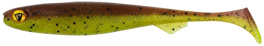 FOX Rage Gumová nástraha Slick Shad 11 cm UV Green Pumpkin 4 ks