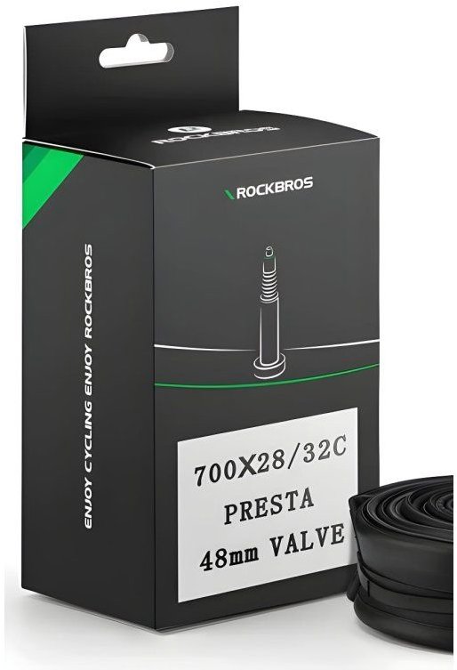 Rockbros duše ME Road 700 × 28-32C PRESTA 48 mm Butylkaučuk
