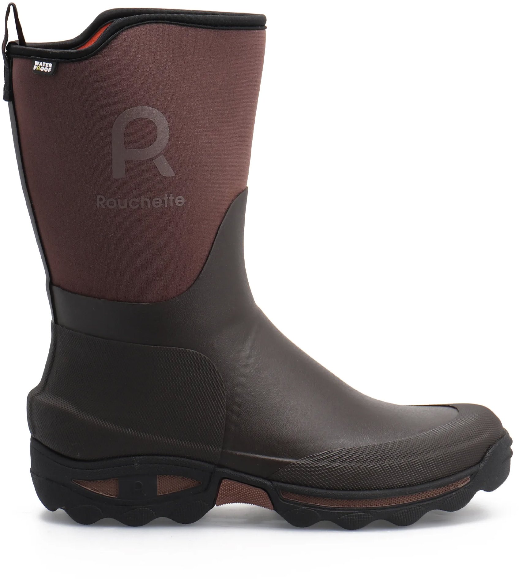 ROUCHETTE Zateplené pracovní holínky Clean Garden Semi Brown, vel. 41 EU