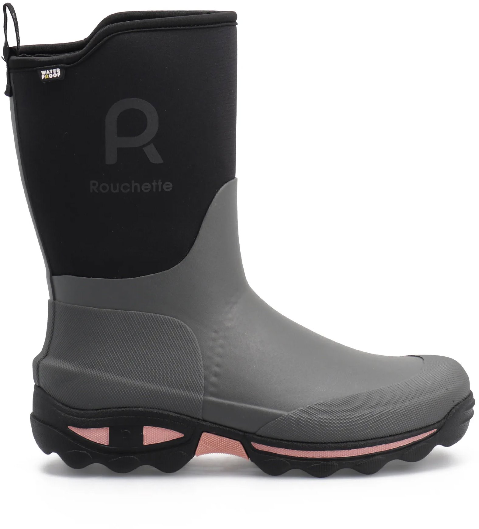 ROUCHETTE Dámské zateplené pracovní holínky Clean Garden Semi Grey vel. 36 EUR