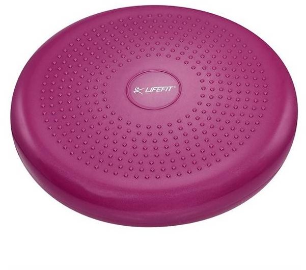 Lifefit Balance cushion 33cm, bordó - pohodlná a efektivní balanční pomůcka
