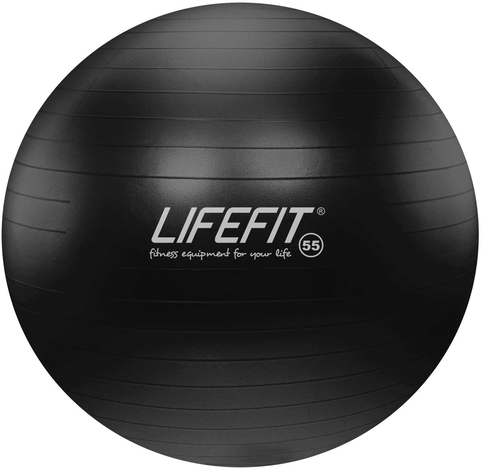 Lifefit anti-burst 55 cm, černý