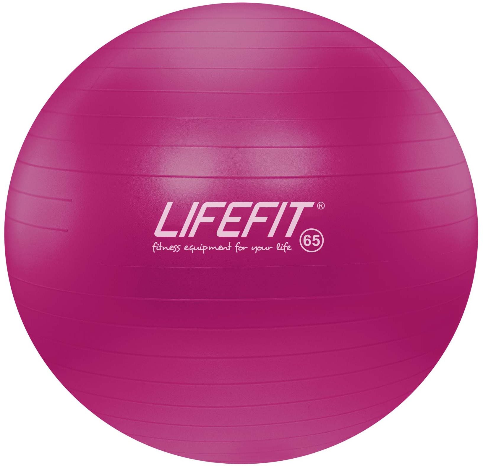 Lifefit anti-burst 65 cm, bordó - perfektní sportovní míč pro vaše cvičení