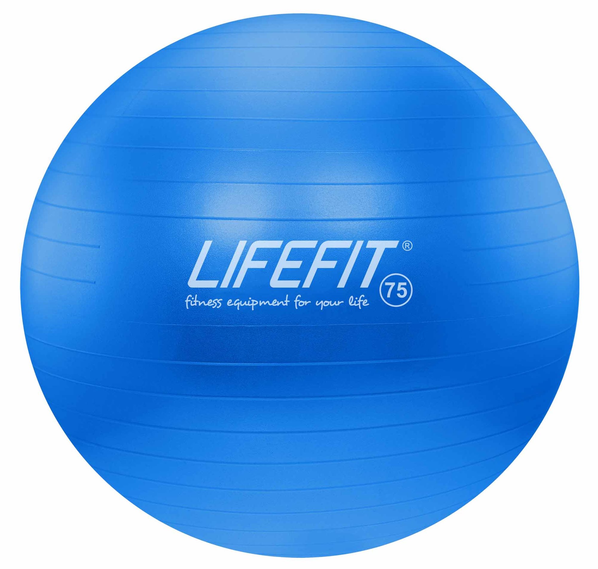 Modrý gymnastický míč Lifefit anti-burst 55 cm