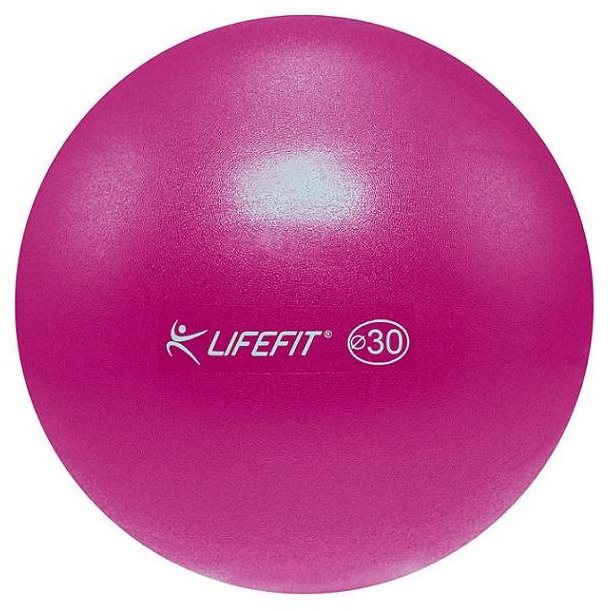 Lifefit Overball 30cm, bordó - gymnastický míč