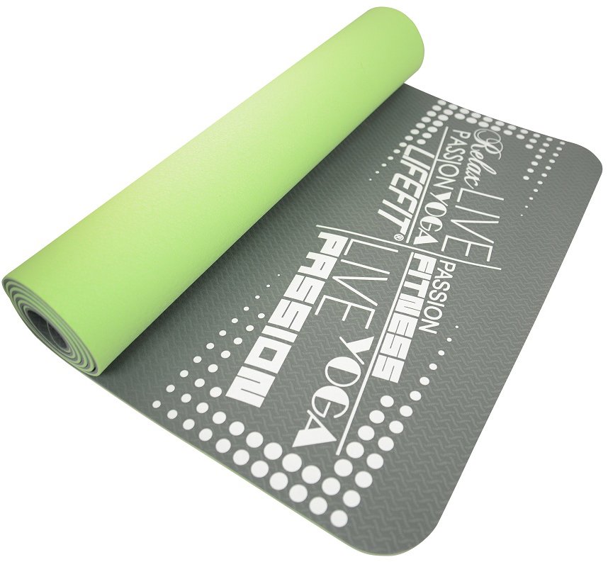 Lifefit Yoga Mat TPE zeleno-šedá