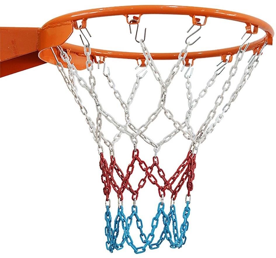 Sedco síťka basketbalová - kovová - barevná