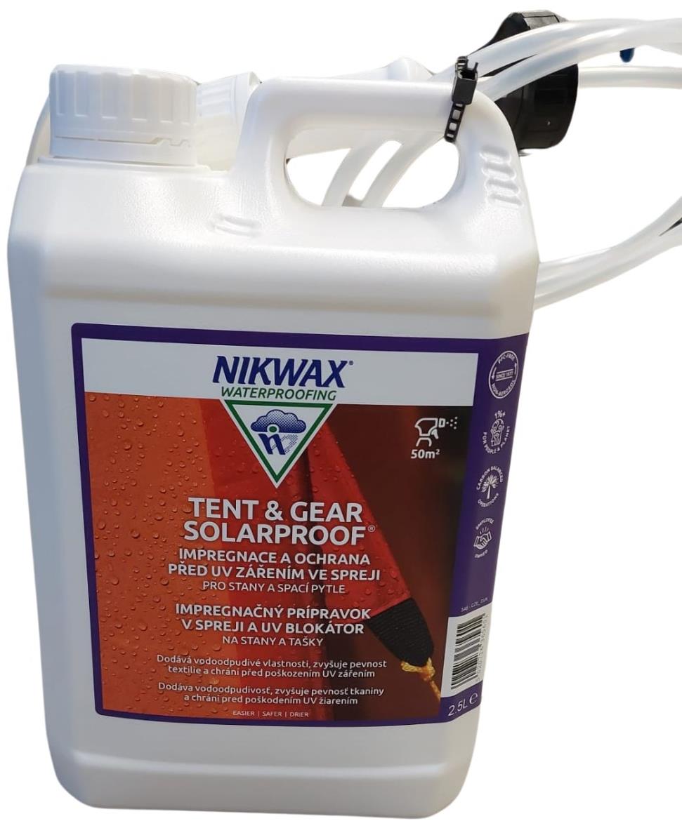 Impregnační přípravek na stany a batohy NIKWAX Tent & Gear SolarProof 2,5 litrů