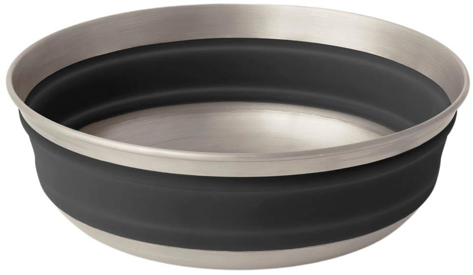 Sea to Summit Detour stainless steel collapsible bowl, černá, velikost: M