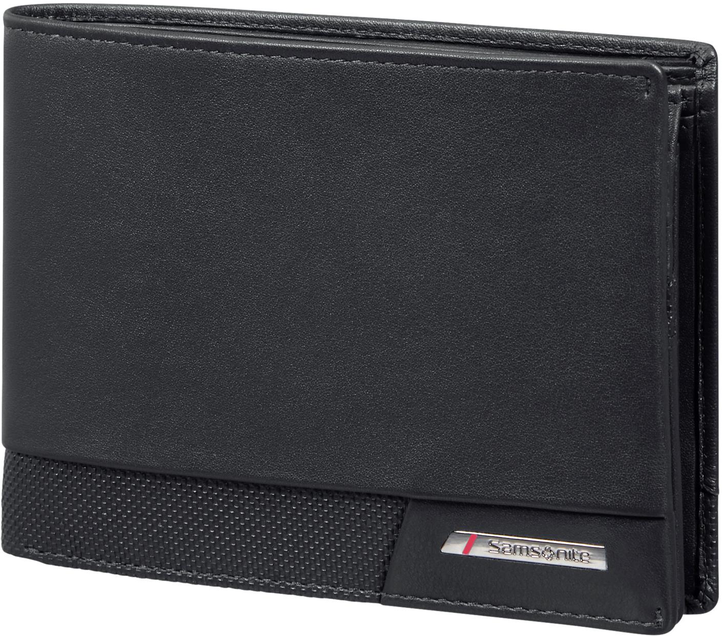 Samsonite PRO-DLX SLG 047, kožená, ležatého formátu, černá
