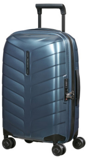 Samsonite Attrix Spinner 55 EXP Length 35 cm Steel Blue