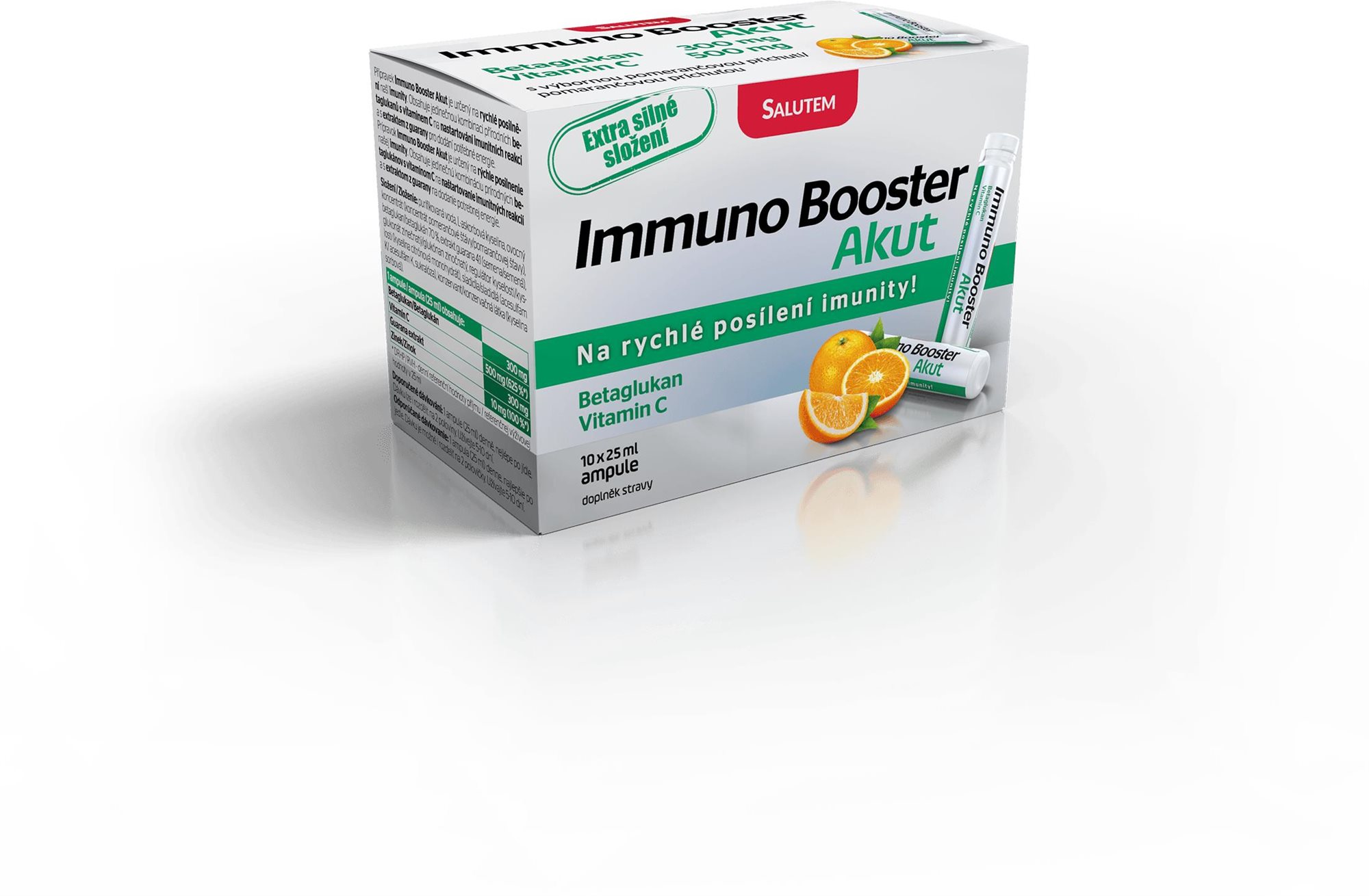 Salutem Immuno Booster Akut 10 ampulí, pomeranč