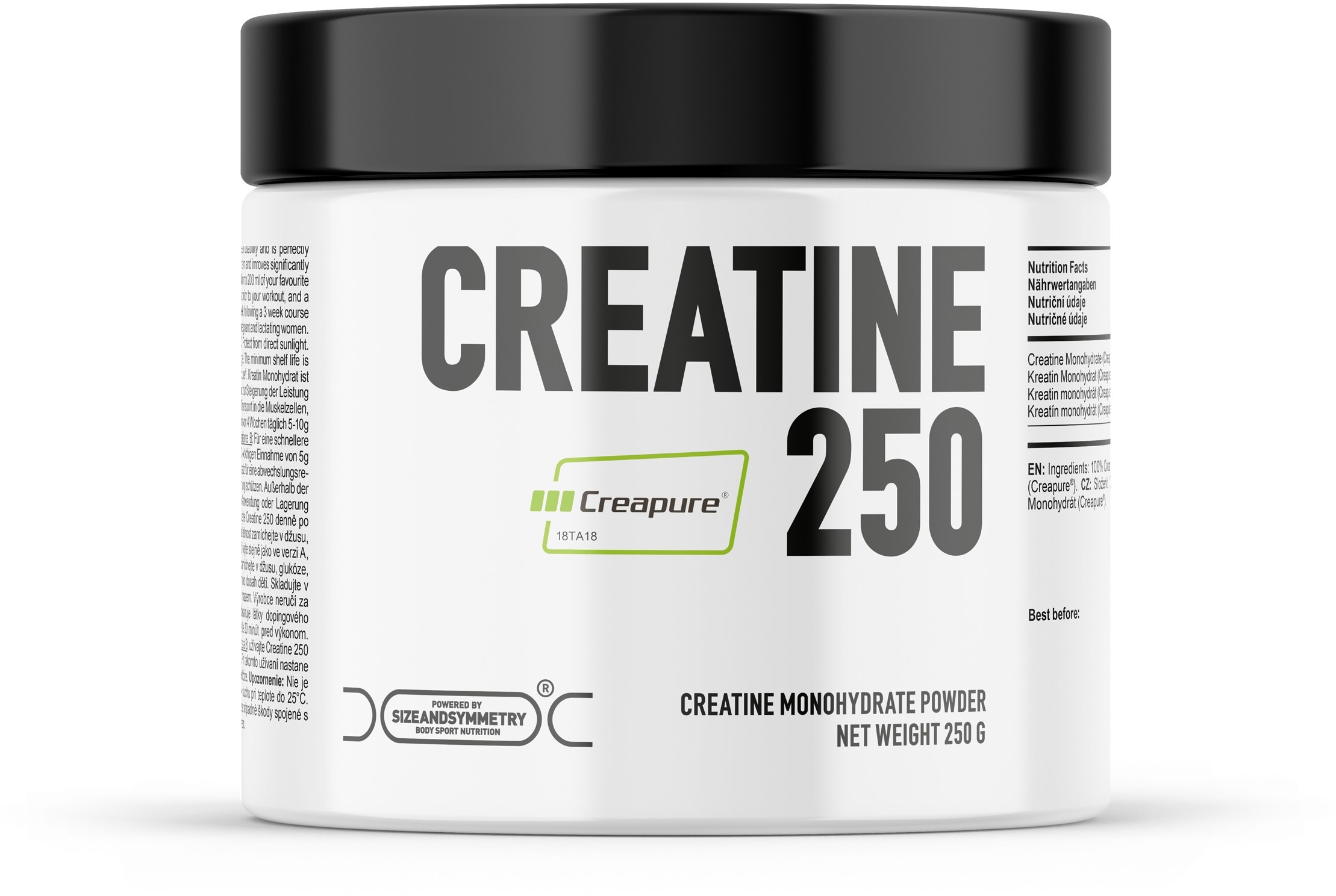 Sizeandsymmetry Creatine Creapure 250g
