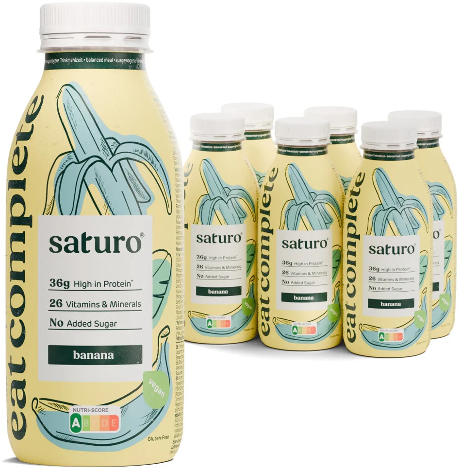 Saturo drink 400ml, banán (6ks)