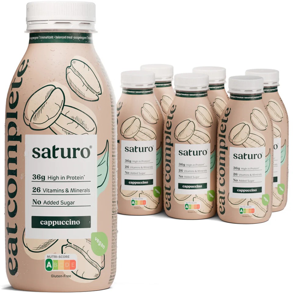 Saturo drink 400ml, cappuccino (6ks)