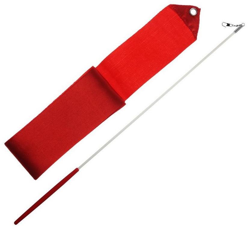 EFFEA Gymnastická stuha + tyčka - červená
