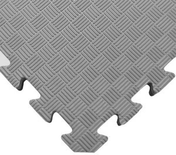 SEDCO Jednobarevná podložka fitness 100 × 100 × 1,3 cm šedá