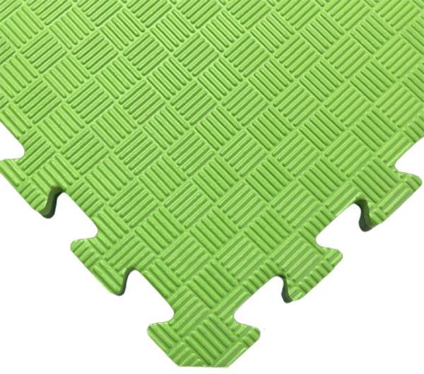 SEDCO Jednobarevná podložka fitness 100 × 100 × 1,3 cm zelená