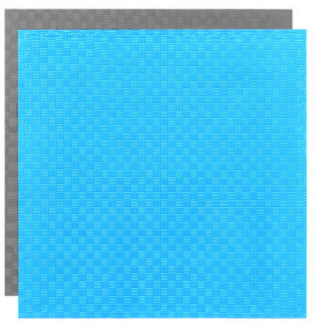 SEDCO Dvoubarevná puzzle podložka 100 × 100 × 2,6 cm modrá-šedá