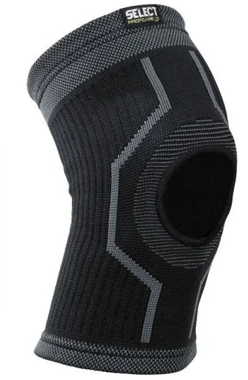 Select Knee support w / hole černá XL