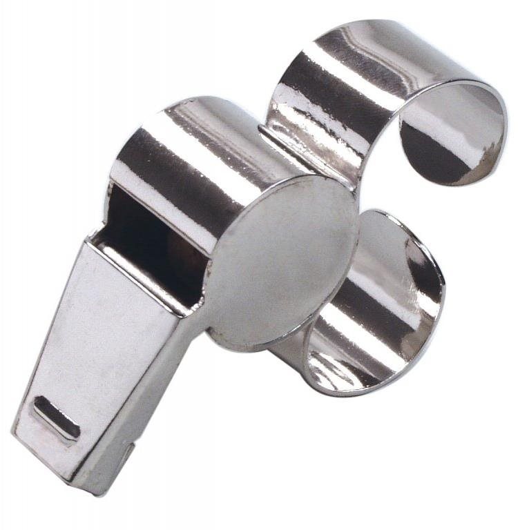Select Referees whistle w/metal finger grip