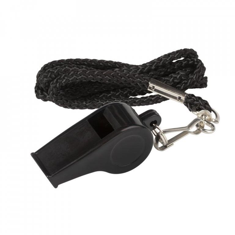 Select Referees whistle plastic with Lanyard
