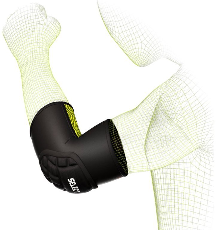 Select Elbow Protection černo-zelené vel. XL