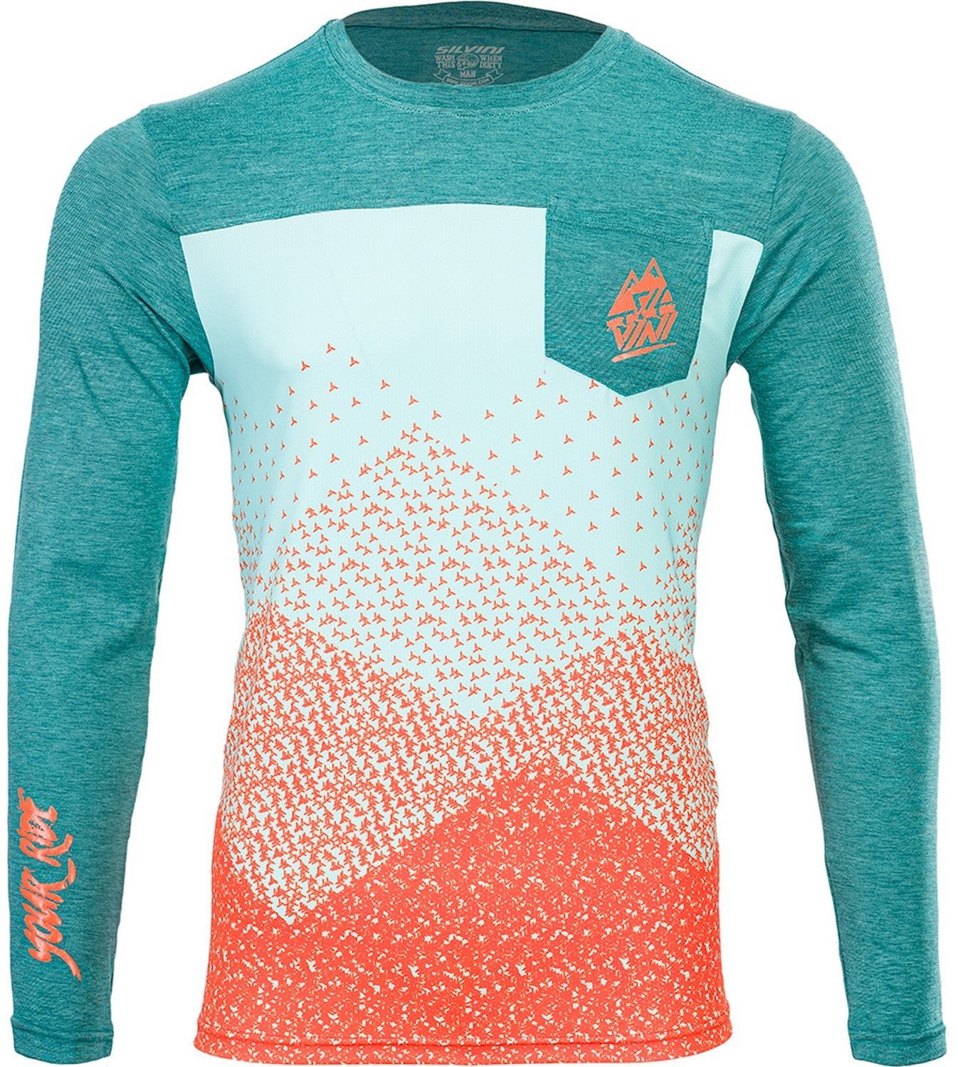Silvini pánský dres MD1804 Ello ocean-orange 3XL