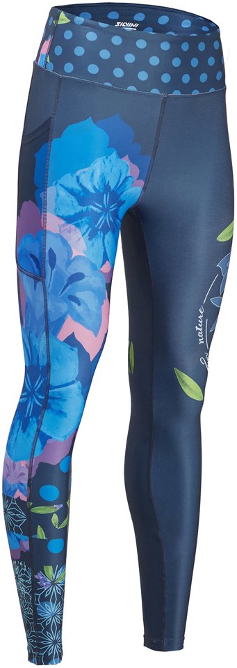 Silvini dámské legíny WP2123 Veniana navy-blue XL