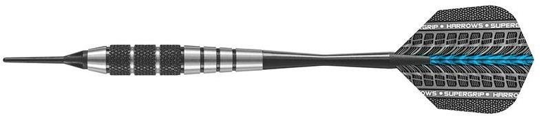 Šipky Harrows soft Black Jack K 18g, brass
