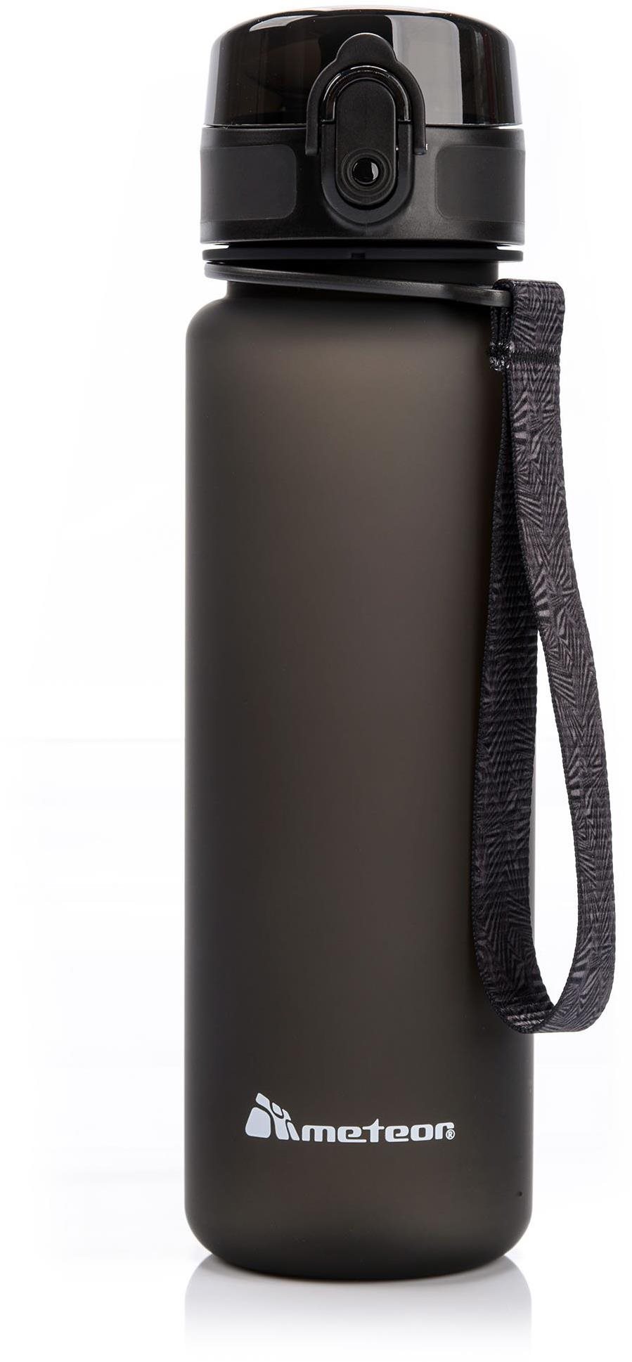 Meteor Tritanová sportovní láhev, černá 650ml