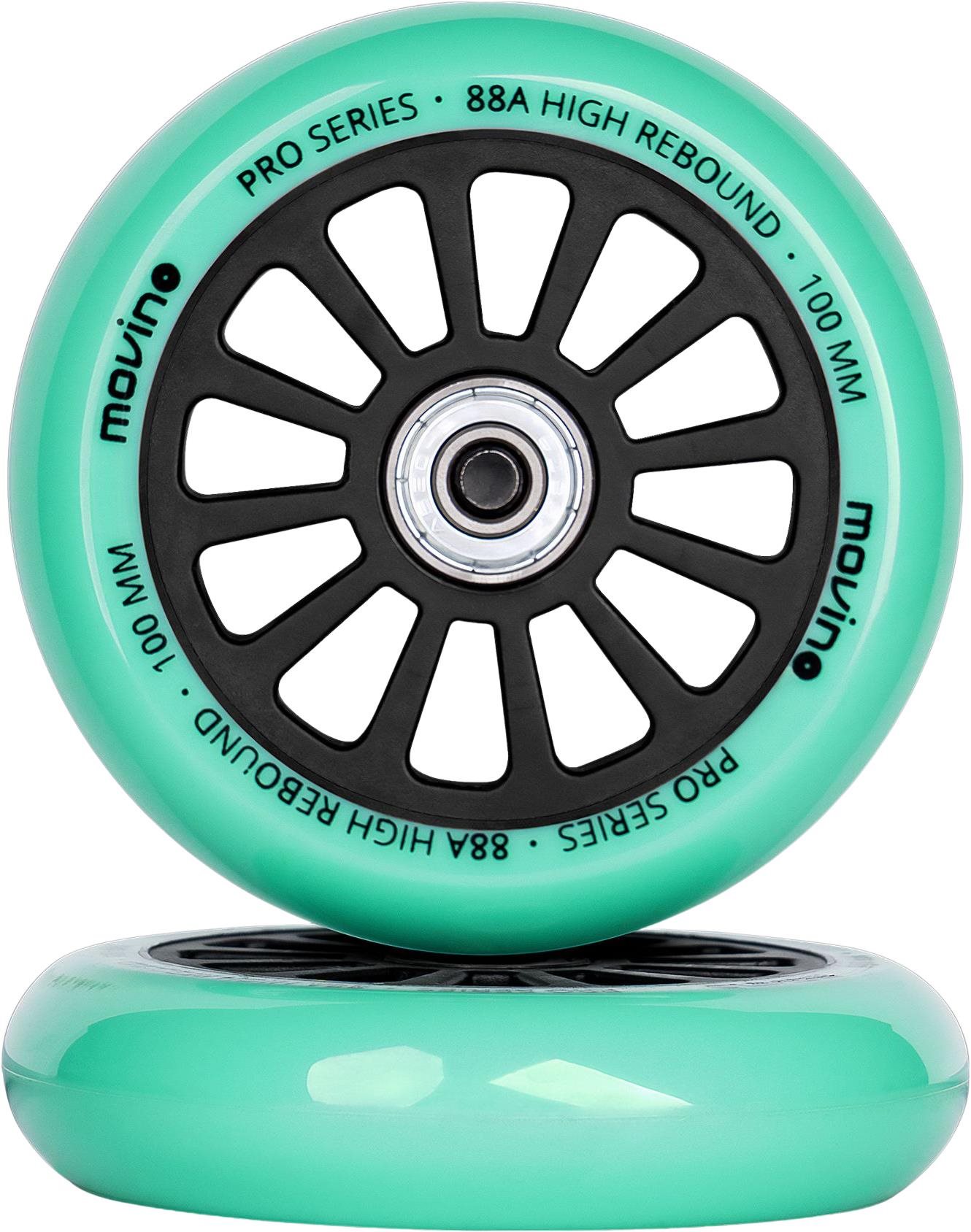 Náhradní kolečka na freestyle koloběžku 100mm, PP, 2 ks