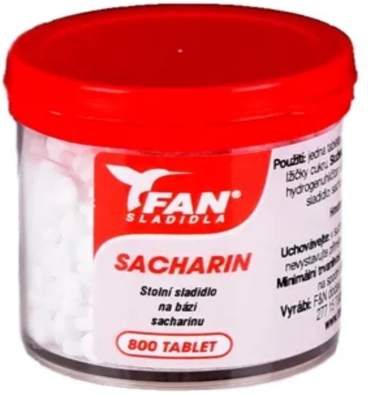 FAN Sacharin tablety 50 g, 800 ks