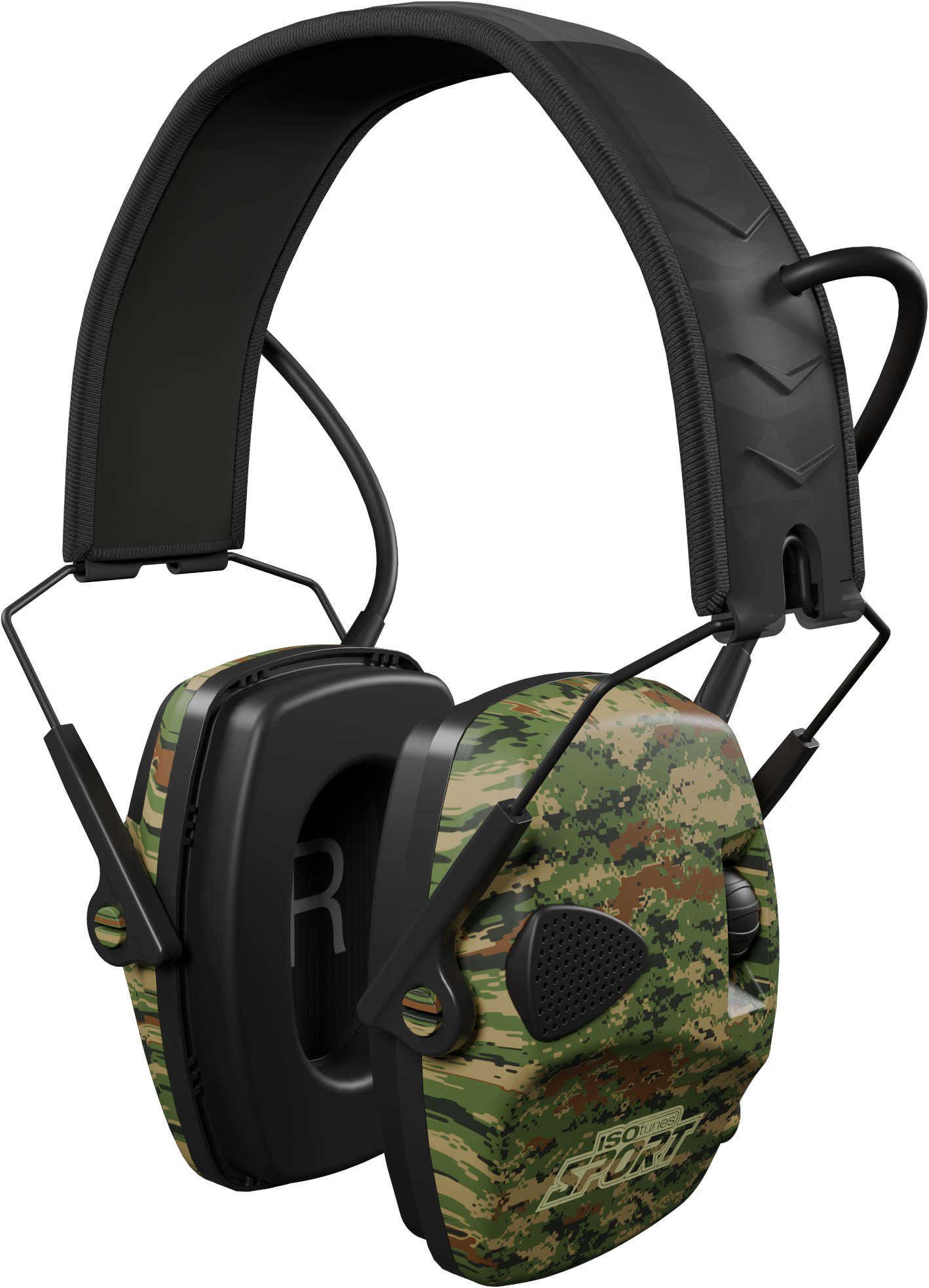 ISOtunes Sport Defy Slim Camo, elektronická s příposlechem