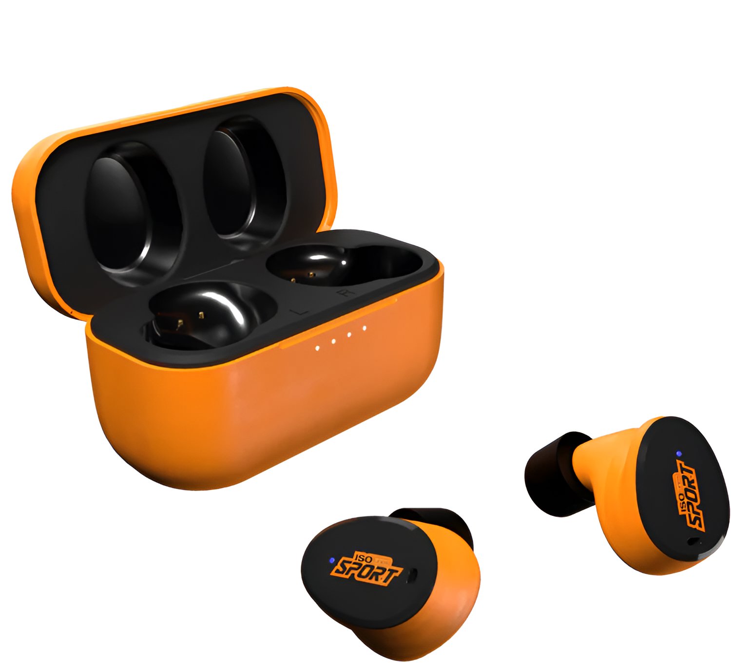 ISOtunes Sport Caliber Blaze Orange, elektronická s příposlechem, oranžová