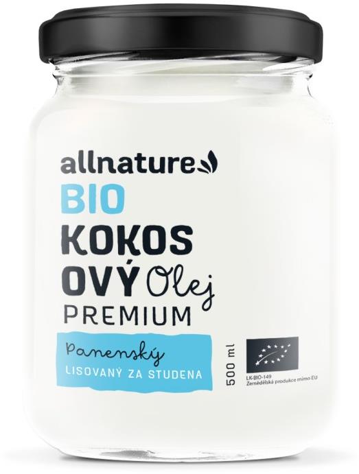 Allnature Kokosový olej BIO 500ml