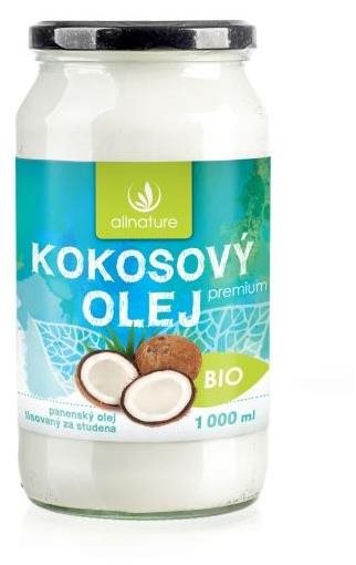 Allnature Kokosový olej BIO 1000ml
