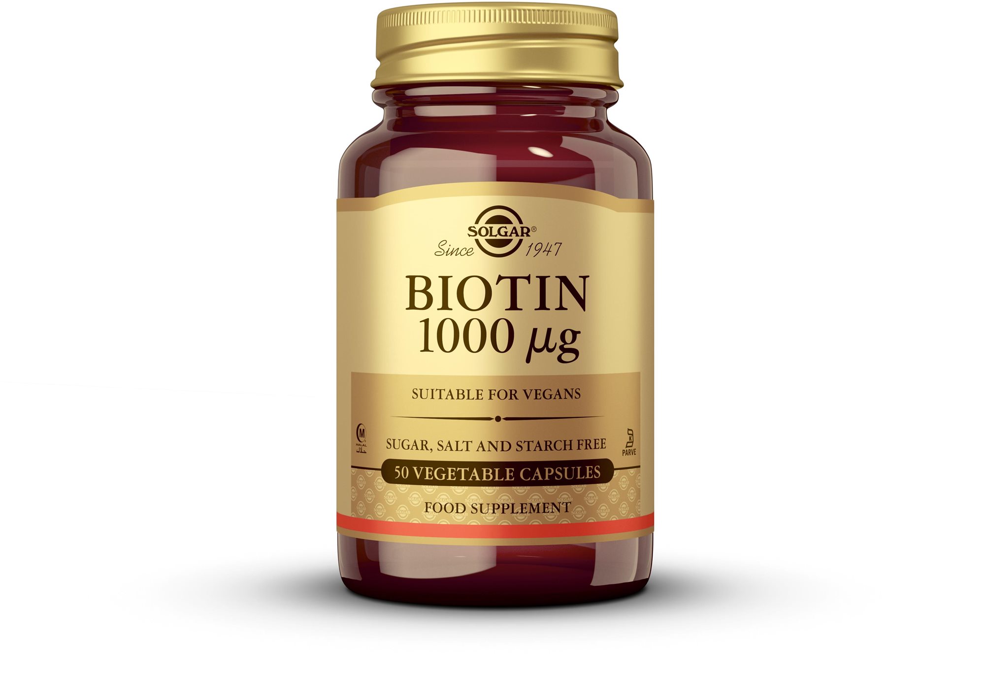 Solgar Biotin 1000 mcg 50 kapslí