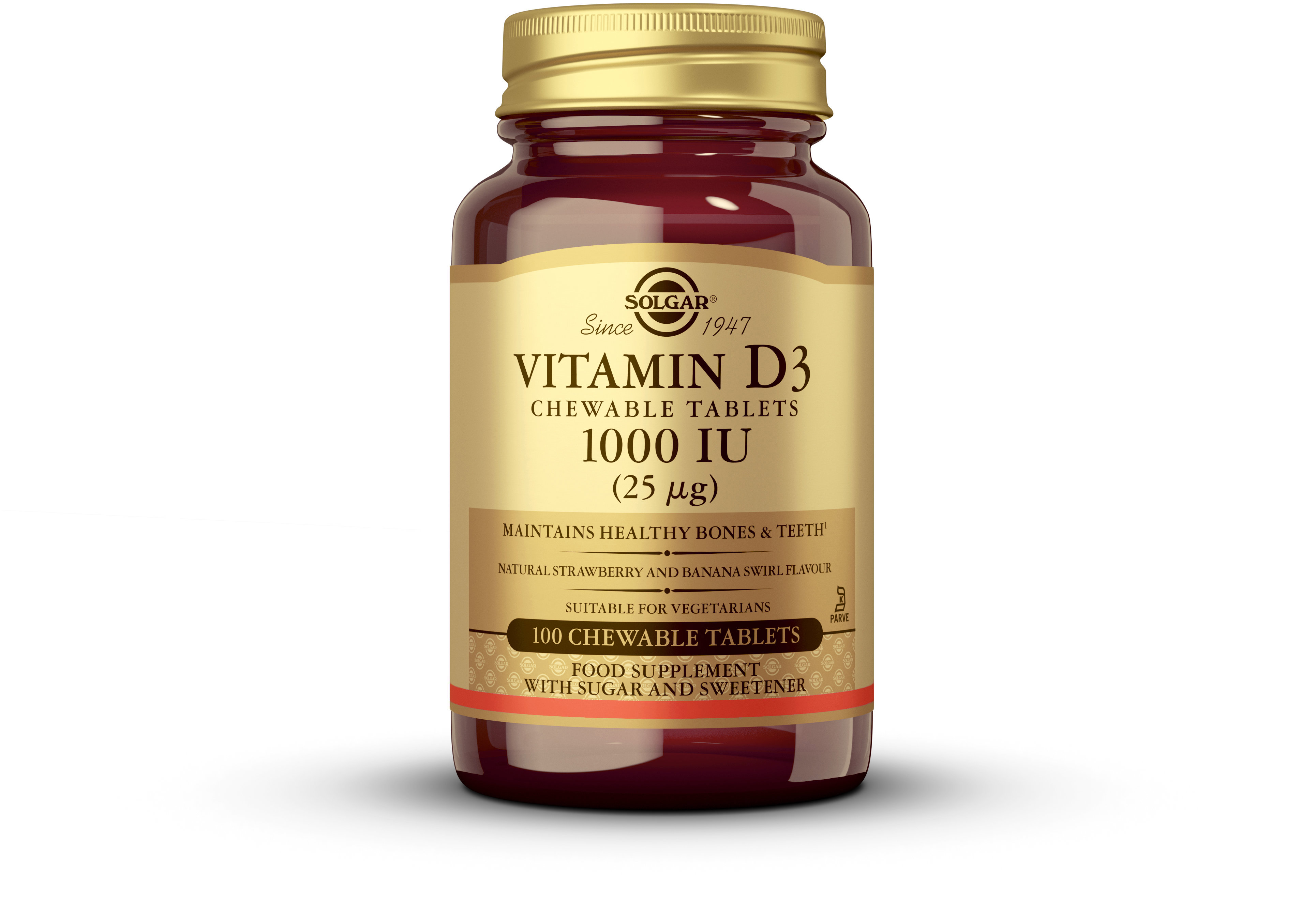 Solgar Vitamín D3 1000 IU, 100 tablet